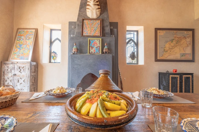 Cuisine et services de la Villa Aruba à Essaouira